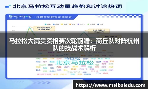马拉松大满贯资格赛次轮前瞻：商丘队对阵杭州队的技战术解析